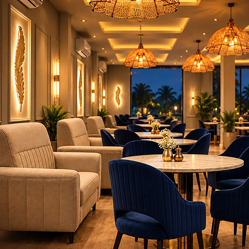 Welcoming restaurant dining atmosphere